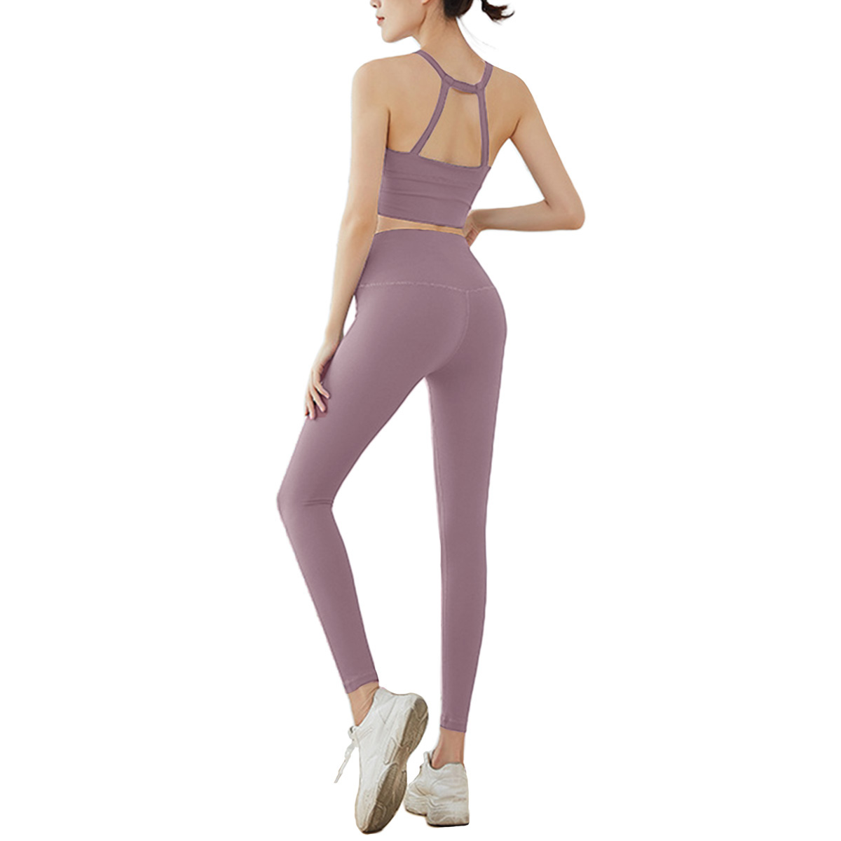 ヨガウェア セットアップ レギンス スポーツブラ カップ付き 上下セット フィットネス VeroMan |  | 01