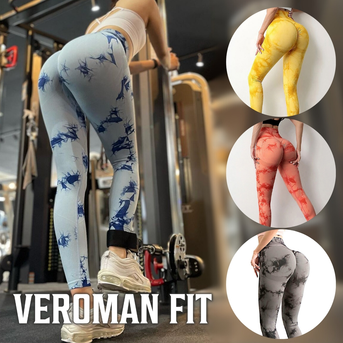 美尻レギンス レディース スポーツ マーブル柄 おしゃれ 桃尻 スパッツ