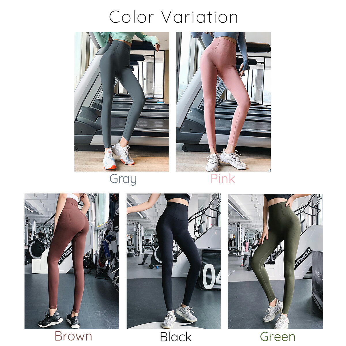 ジムウェア レディース パンツ レギンス ヒップアップ ロング丈