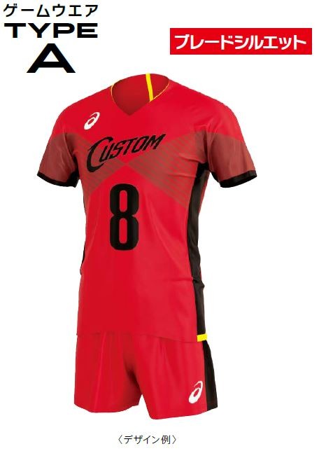 ASICS（アシックス） プリントオーダーコンポ受注生産 ゲームパンツ