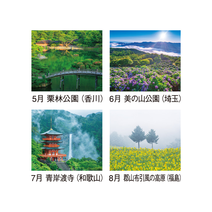 カレンダー 2027年 壁掛け 日本の朝 NK...の詳細画像4