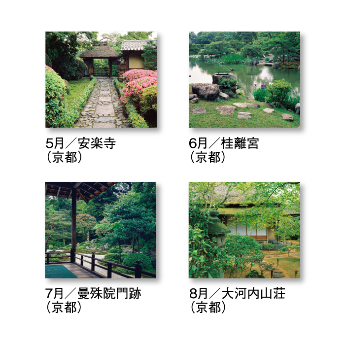 カレンダー 2027 壁掛け 庭・四季詩情 SG457 2027年 おしゃれ 風景