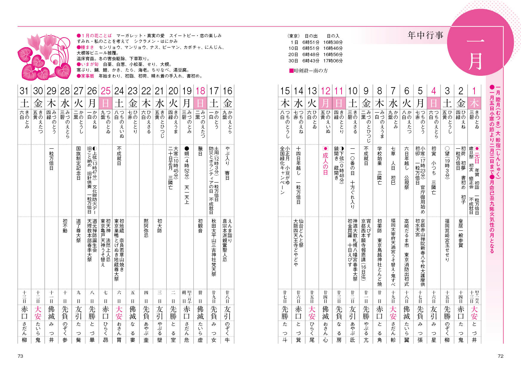 神宮館 令和8年 暦 井上象英の幸せをつかむ方法 こよみ 高島暦