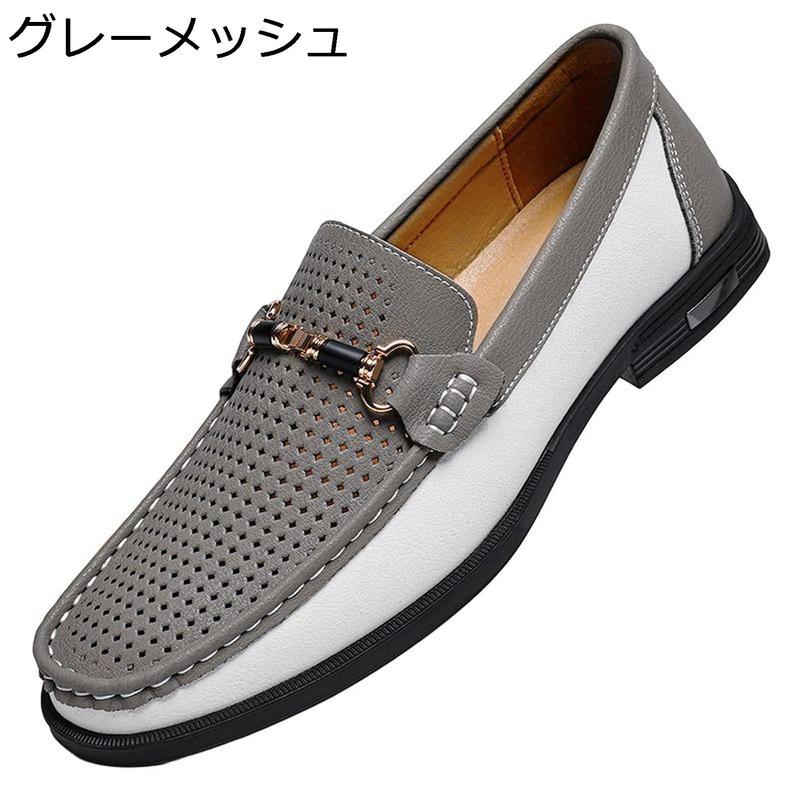 ジョンロブ ビットモカシン カーフレザー スリッポン シューズ 靴 ビットローファー 春夏 モカシン メンズ 本革 素足 Uチップ ビット付き