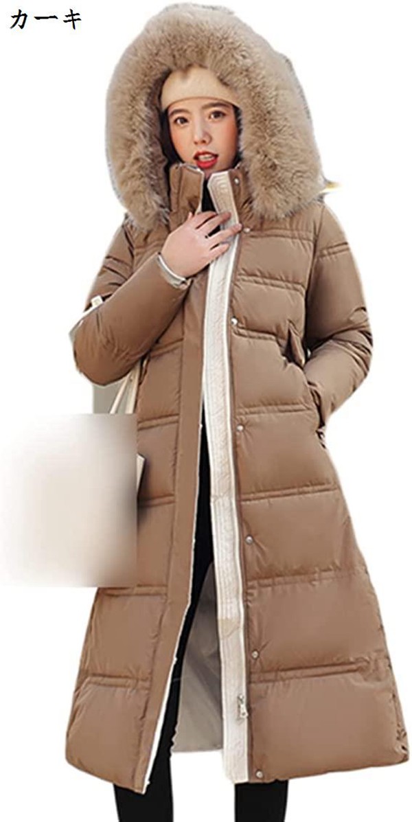 新しい綿が詰められた女性のミッドレングスのオーバーザ膝の冬の綿が詰められた服韓国語版厚くプラスサイズ...