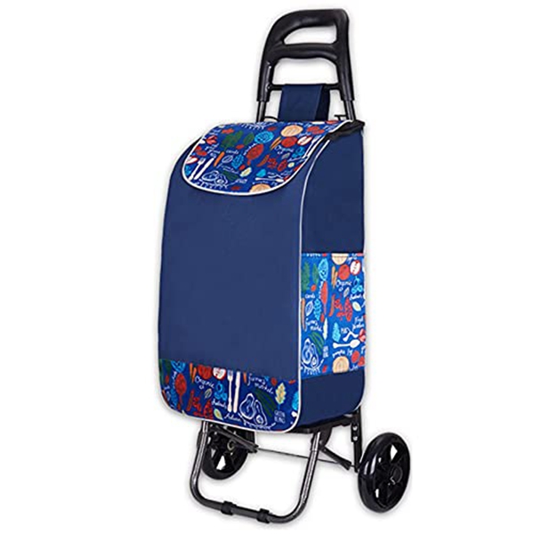 折りたたみ式 2段ショッピングカート 大容量25L ブランド：MIKISHO Amazon｜折りたたみ式 2段ショッピングカート 大容量25L
