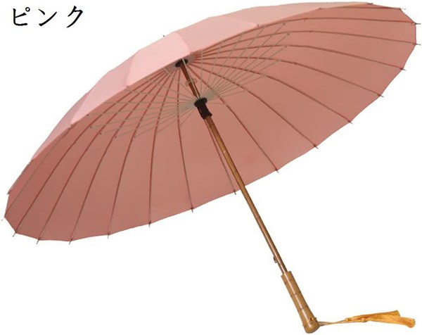 傘 和傘 長傘 雨傘 レディース メンズ 梅雨対策 晴雨兼用 番傘 16本骨傘 全て超高強度グラスファイバー材質 頑丈 折れにくい 超撥水｜jinichirosasaki｜02