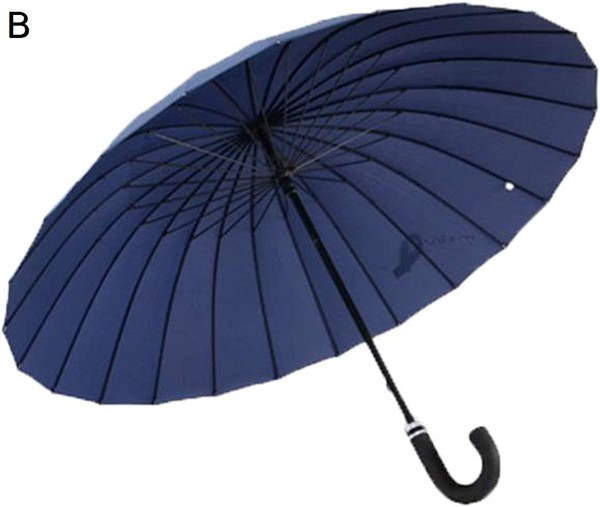 長傘 超強度 24本骨 紳士傘 無地 ジャンプ傘 晴雨兼用 大きいサイズ アウトドア用 男女兼用｜jinichirosasaki｜02