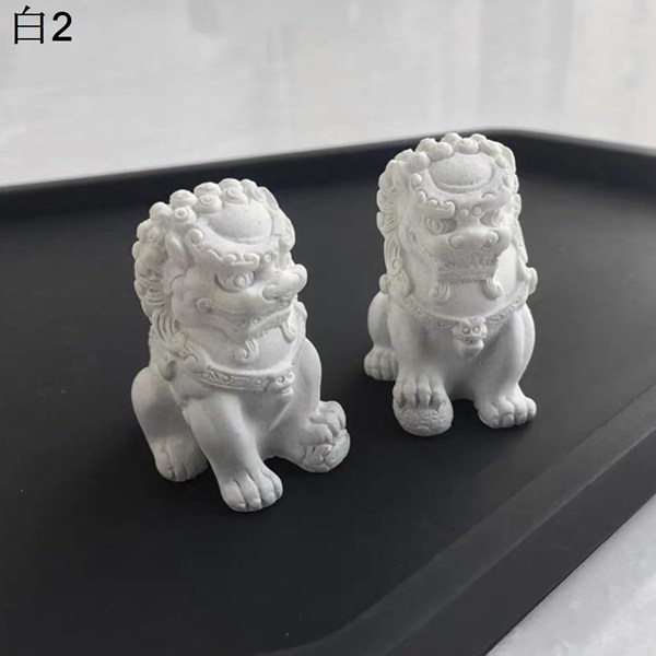 獅子　ライオン　象牙調置物　縁起物 本象牙芯彫ライオン獅子彫刻像置物☆60T178☆ | 象牙屋本舗 こほ
