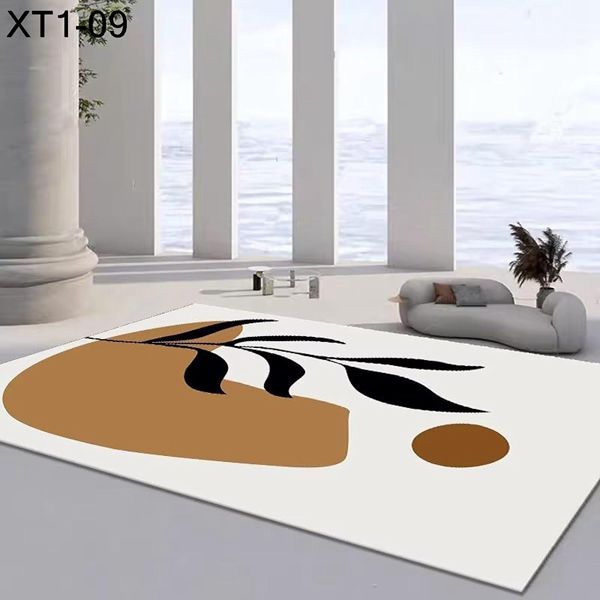 カーペット 夏用 ラグマット 滑り止め付き絨毯 おしゃれ北欧西海岸 長方形160x230CM 約2畳 3畳 4畳 掃除容易オールシーズン |  | 09
