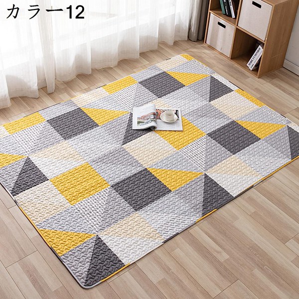 キルトラグ 70*150 綿100% 北欧 ベビーマット モダン オシャレ
