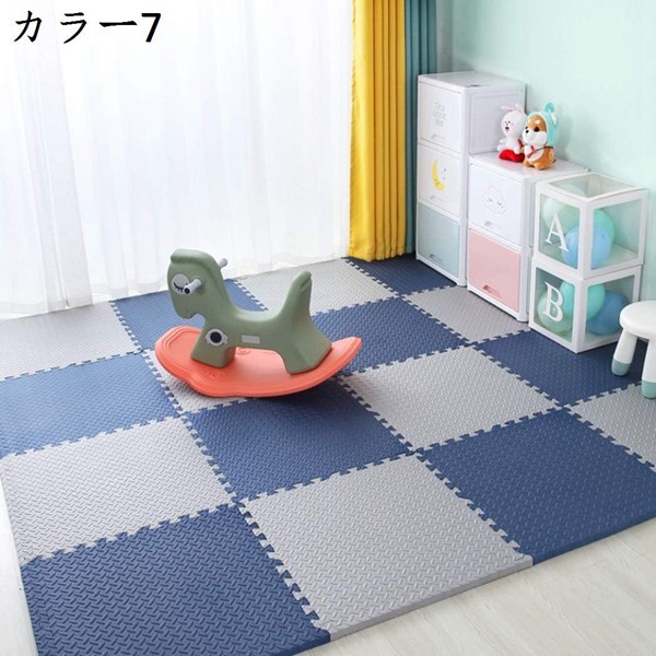 タイルカーペット テーブルセット 60*60*1.2*16 キッズ ソフト パズルマット カラー 椅子 机 テーブル チェア デスク 幼児｜jinichirosasaki｜14