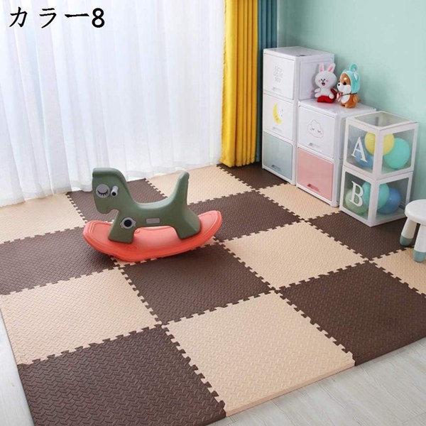 タイルカーペット テーブルセット 60*60*1.2*16 キッズ ソフト パズルマット カラー 椅子 机 テーブル チェア デスク 幼児｜jinichirosasaki｜15