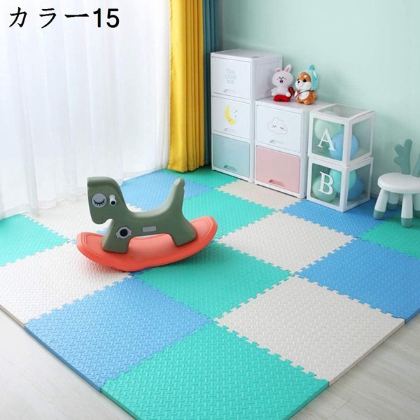 タイルカーペット テーブルセット 60*60*1.2*16 キッズ ソフト パズルマット カラー 椅子 机 テーブル チェア デスク 幼児｜jinichirosasaki｜08