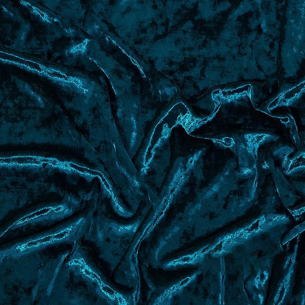 ベロア 生地 刺繍 手芸 ハンドメイド 布地 DIY 幅1.6m 2 メーターで販売(Color:ピーコック ブルー)｜jinichirosasaki｜02