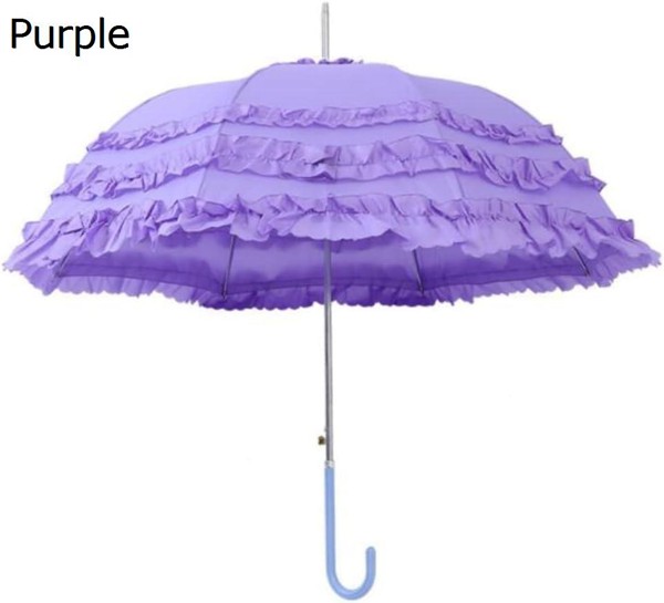 日傘 雨傘 防風雨傘 傘ヴィンテージウェディングブライダルスティック傘軽量女性文学小さな甘いプリンセ...