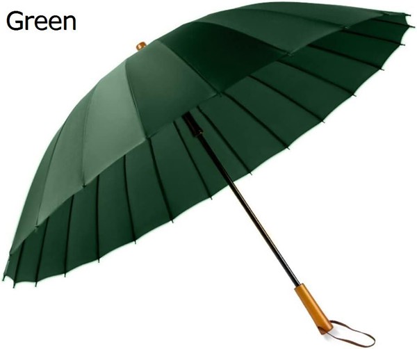 日傘 雨傘 防風雨傘 木製ハンドル傘 防風傘 アウトドア傘 軽量 防水 耐久性 強い 男女兼用 かさ...