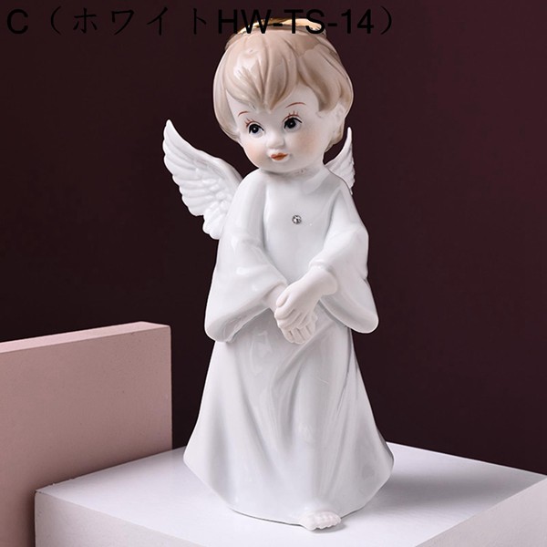 天使 置物 陶器（オブジェ、置き物）｜インテリア雑貨 | 家具