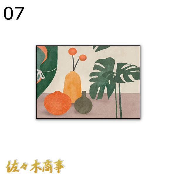 ボタニカル柄 植物 アートフレーム 猫 果物 アートパネル 壁の絵 壁飾り ウォールアート インテリア キャンバスアート ポスター モダン｜jinichirosasaki｜08