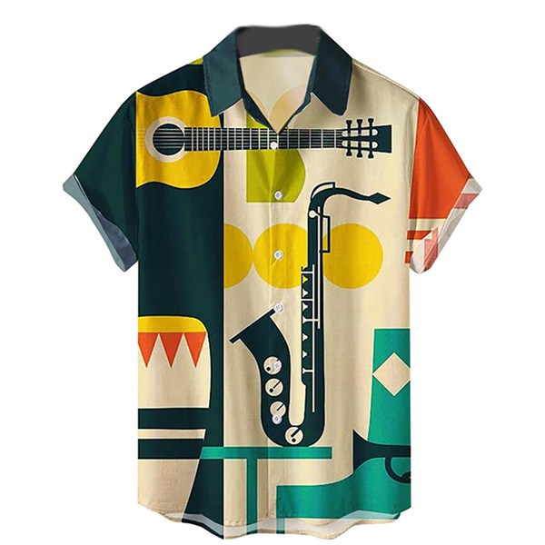 ArguE CulturE 蛇柄 パール スタッズ 切替 おしゃれ 半袖 シャツ 33788_1_expand.jpg
