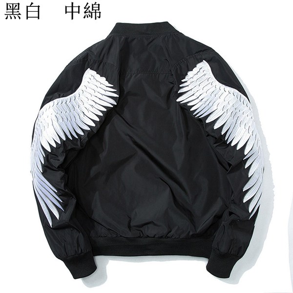 翼刺繍ジャケット メンズ MA-1 エムエーワンジャケット フライト