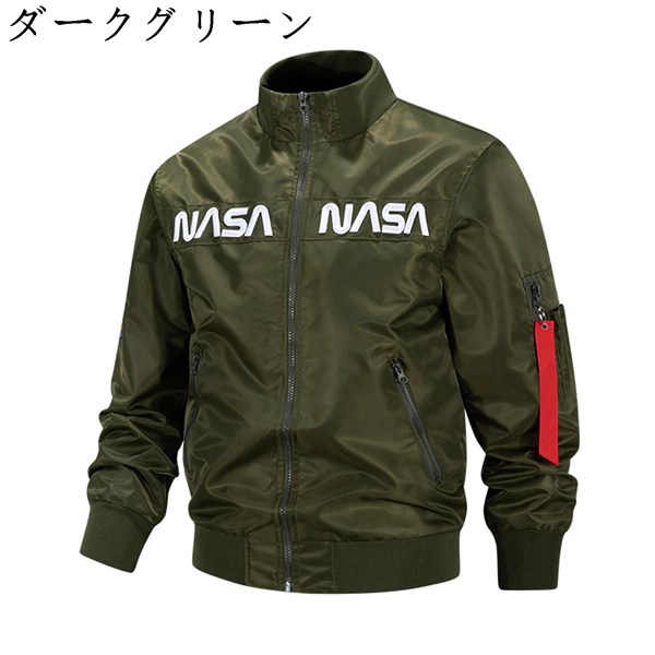 MA-1ジャケット エムエーワンジャケット メンズ フライトジャケット 大きいサイズ ジャンパー 防寒 防風 アメカジ おしゃれ NASA｜jinichirosasaki｜06