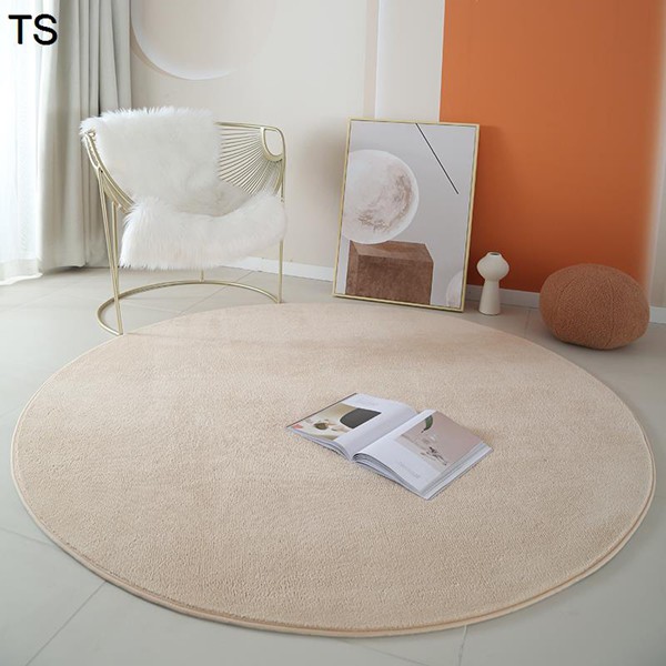 ゲーミングカーペット 円形 ラグ チェアマット 床暖房対応 無地 大判 フローリングマット ズレない 静音吸音 防汚防滑 防水 床保護 |  | 06