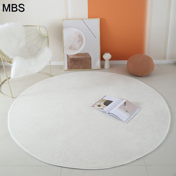 ゲーミングカーペット 円形 ラグ チェアマット 床暖房対応 無地 大判 フローリングマット ズレない 静音吸音 防汚防滑 防水 床保護 |  | 09