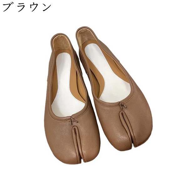 レディース レザー 足袋パンプス フォーマル 通学 オールシーズン 花見 ハイキング 軽い 丈夫 ファッション 耐汚 柔らか革 和装コーデ_5