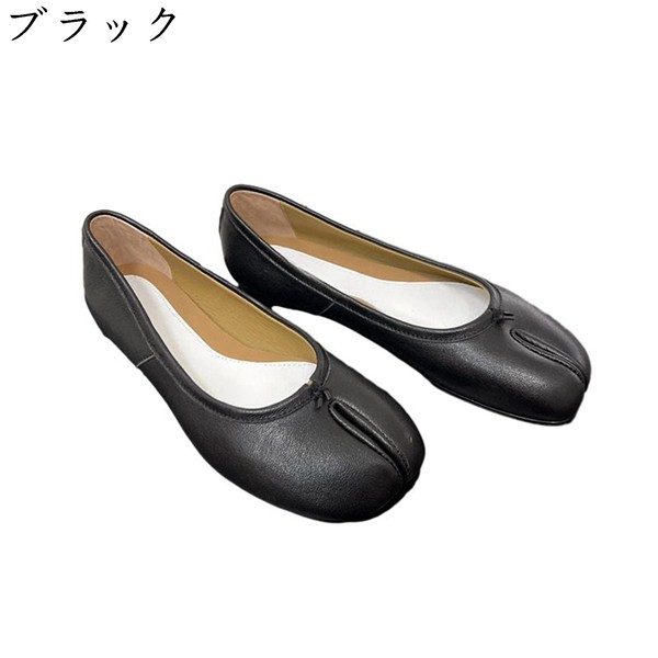 レディース レザー 足袋パンプス フォーマル 通学 オールシーズン 花見 ハイキング 軽い 丈夫 ファッション 耐汚 柔らか革 和装コーデ_1