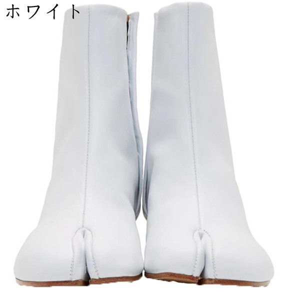 パンプス 足袋シューズ レディース ペコスブーツ ハイカット カジュアル レジャー ベビーシャワー 柔軟性 耐摩耗 蒸れない ハロウィン_2