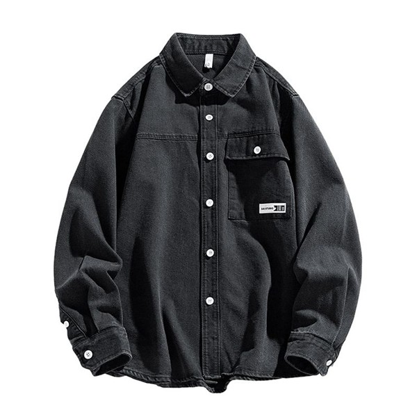 デニムシャツ メンズ 春服 デニムジャケット シャツジャケット