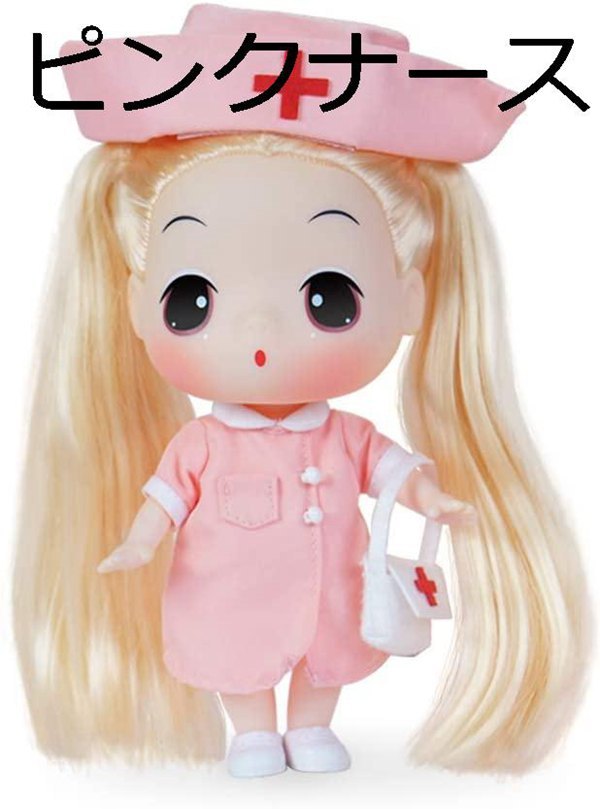 人形セット 女の子おもちゃ ショートヘア 人形 ドレスアップドール 18cm高さ ままごとをする 人形贈り物 スポーツウェア｜jinichirosasaki｜03