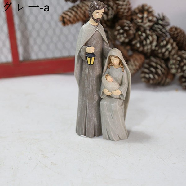 キリスト降誕のシーン 聖母マリア像 インテリア 聖家族装飾