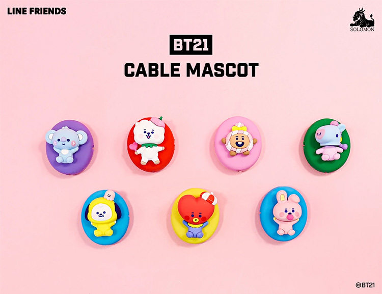 BT21 公式グッズ ケーブルマスコット ver.2 JELLY CANDY 防弾少年団 CABLE ケーブルバイト 【74%OFF!】 MASCOT  bts