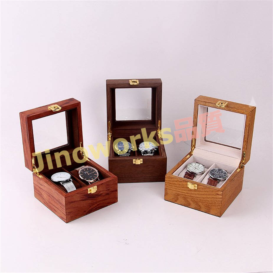 時計ケース 腕時計 収納ケース 木製 2本用 おしゃれ ウッド コレクションケース