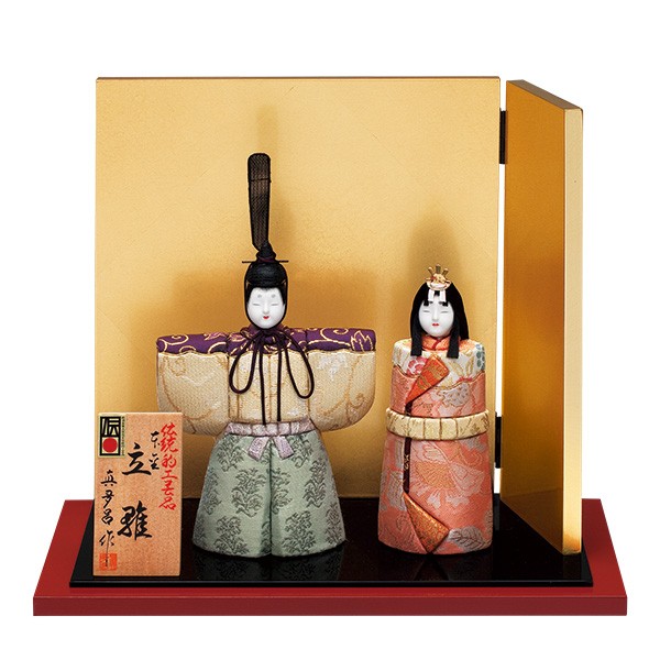 永寿立雛（木目込み雛人形）