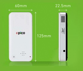 モバイルプロジェクター epico（イーピコ）【PJ214A-SCREEN】 爆買