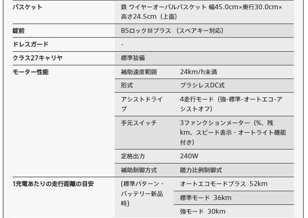 電動自転車 電動アシスト自転車 ブリヂストン アシスタU STD（スタンダード） 24インチ A4SC25 2025年 ((店舗受取専用商品))の画像
