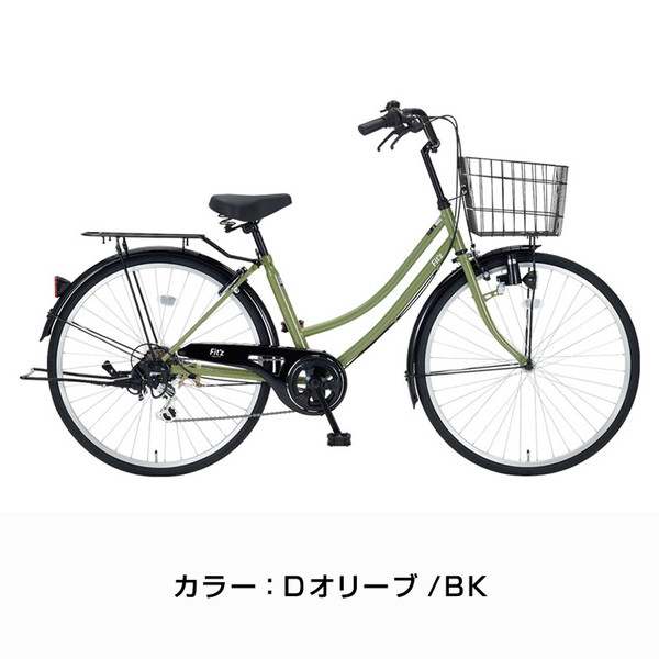 自転車 フィッツG 27インチ ダイナモライト 6段変速 FTG276 / ダイワサイクル シティサイクル((店舗受取専用商品))｜jitensya-ousama｜05