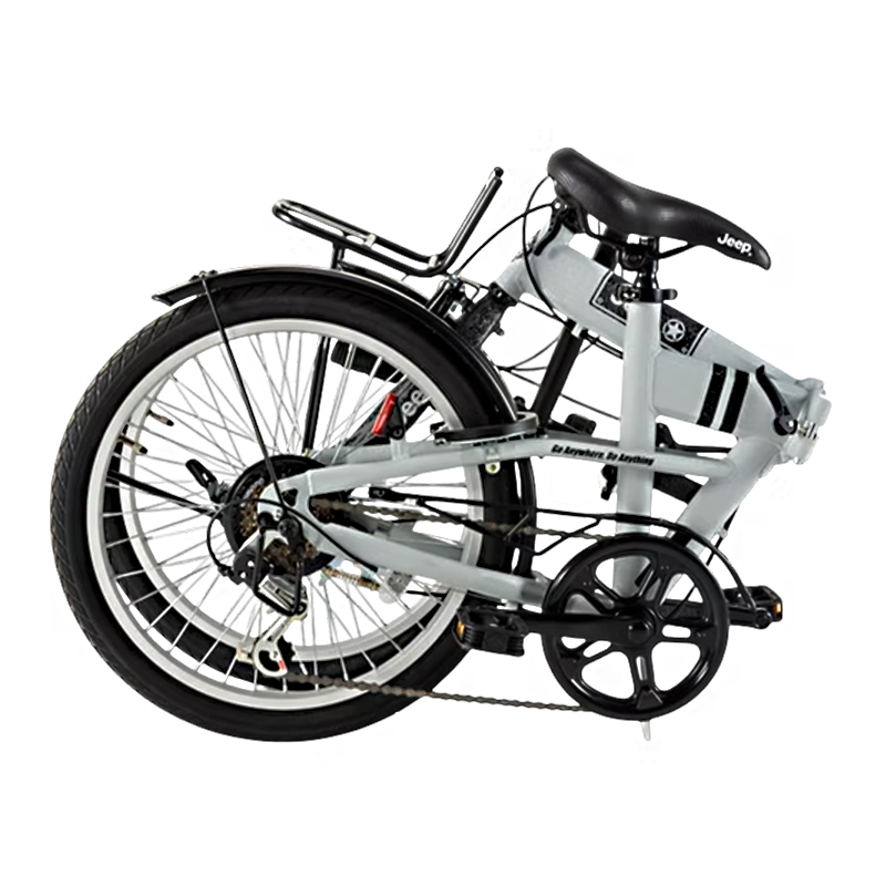 折りたたみ自転車 Jeep 20インチ JE-206GRS 2019年モデル 変速あり レッド【ユーズドユーズ名古屋天白店】J2671 20型 折りたたみ自転車 Jeep(ガンメタル/6段変速) JE-206GRS