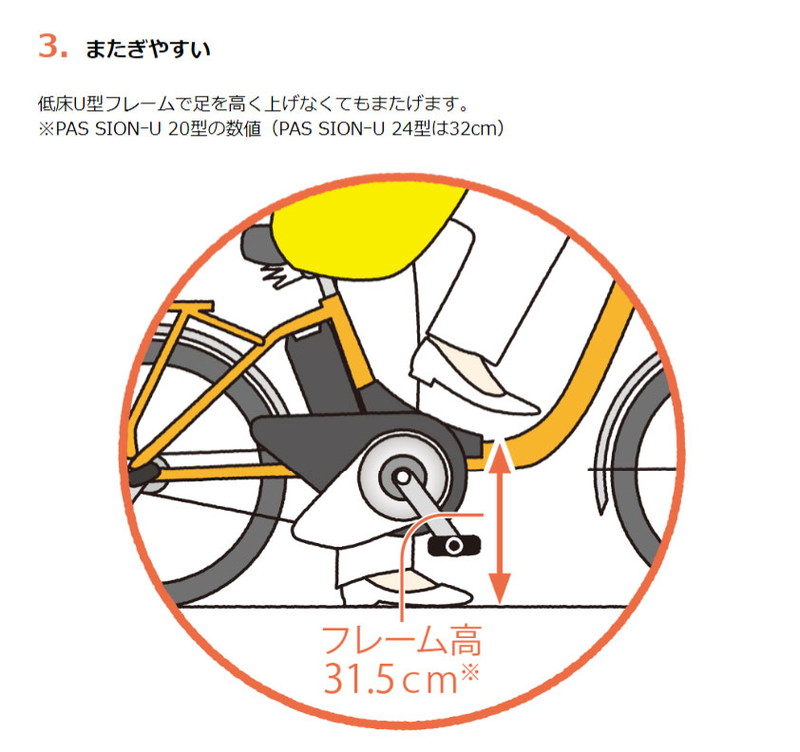 ((感謝祭★ポイント3％_10/1まで))電動自転車 パス シオン ユー 24インチPA24SU  2024年 / ヤマハ ((店舗受取専用商品)) | YAMAHA | 08