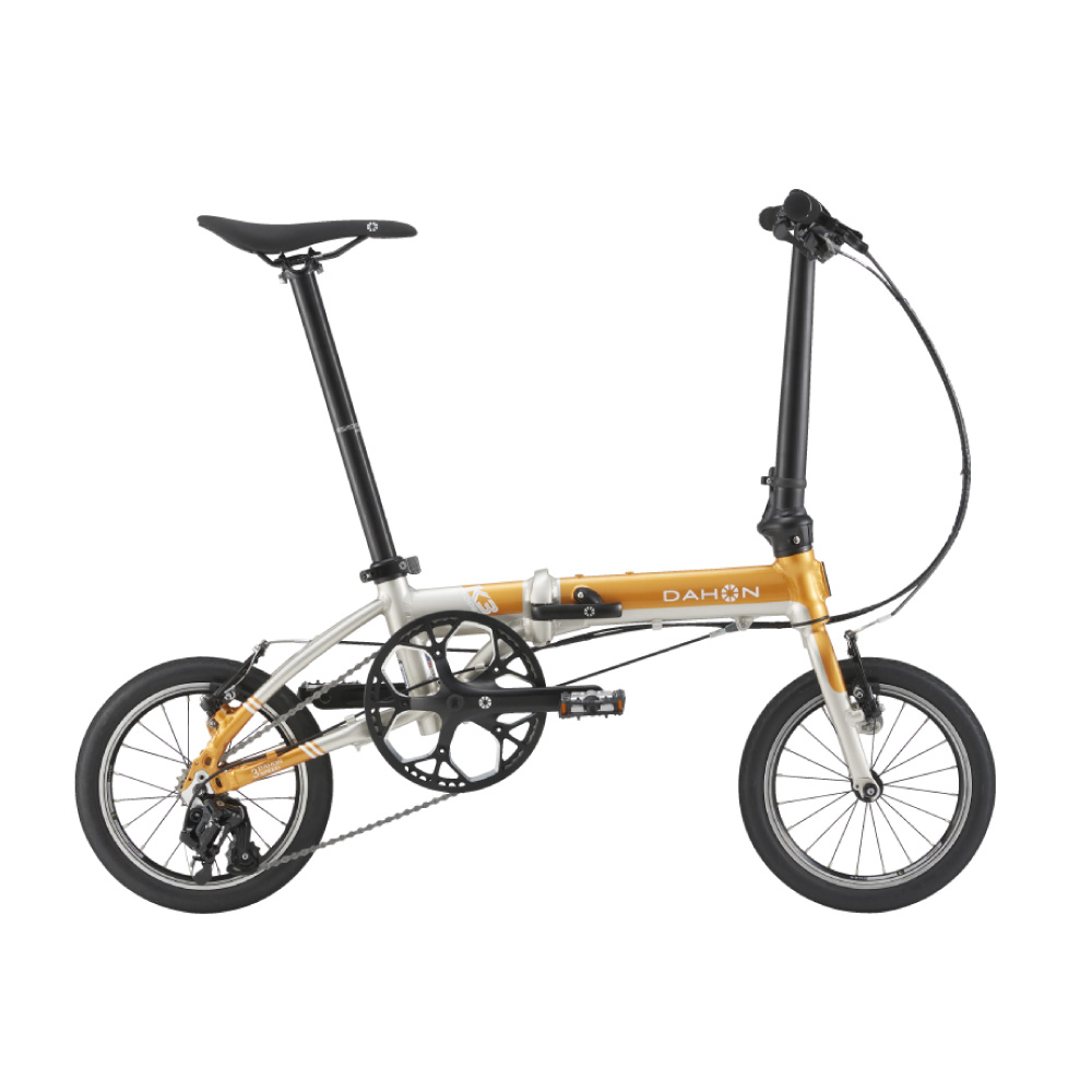 DAHON折畳自転車K3シルバーブラック14インチ ジャンク品リア