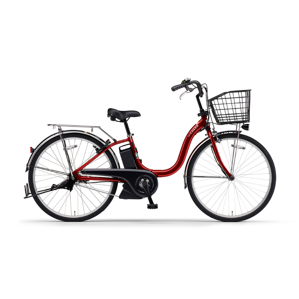 電動アシスト自転車 YAMAHA ヤマハ 2026年モデル PAS CHEER パス チア PA26CH  ディープレッド 26インチ