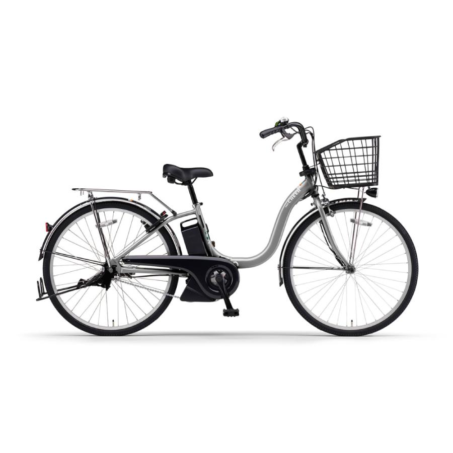 電動アシスト自転車 YAMAHA ヤマハ 2026年モデル PAS CHEER パス チア PA26CH マットピュアシルバー 26インチ