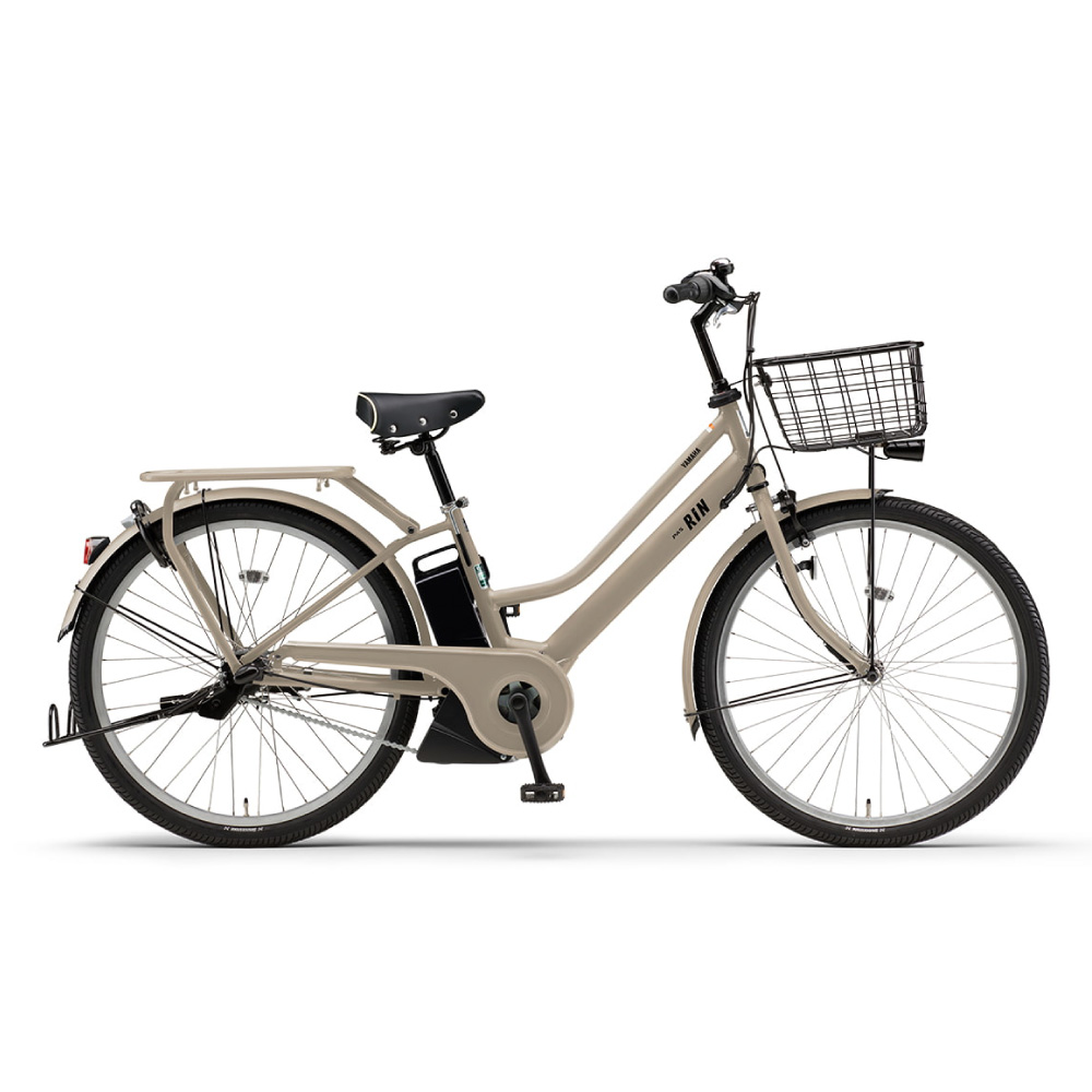 電動アシスト自転車 YAMAHA ヤマハ 2026年モデル PAS RIN パスリン PA26RN マカロンラテ 26インチ