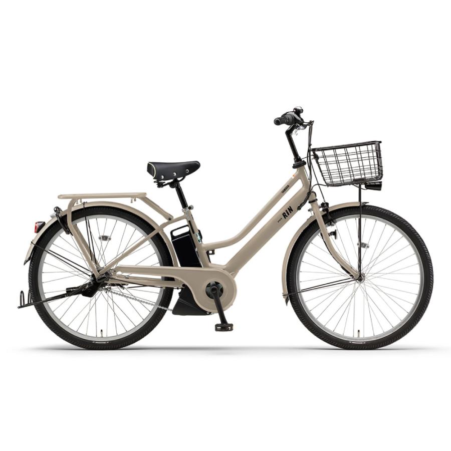 電動アシスト自転車 YAMAHA ヤマハ 2026年モデル PAS RIN パスリン PA26RN マカロンラテ 26インチ