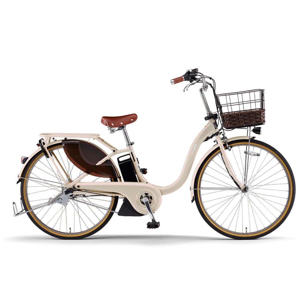 電動アシスト自転車 YAMAHA ヤマハ 2026年モデル PAS With DX パス ウィズ DX PA26WDX マットオーロラベージュ 26インチ