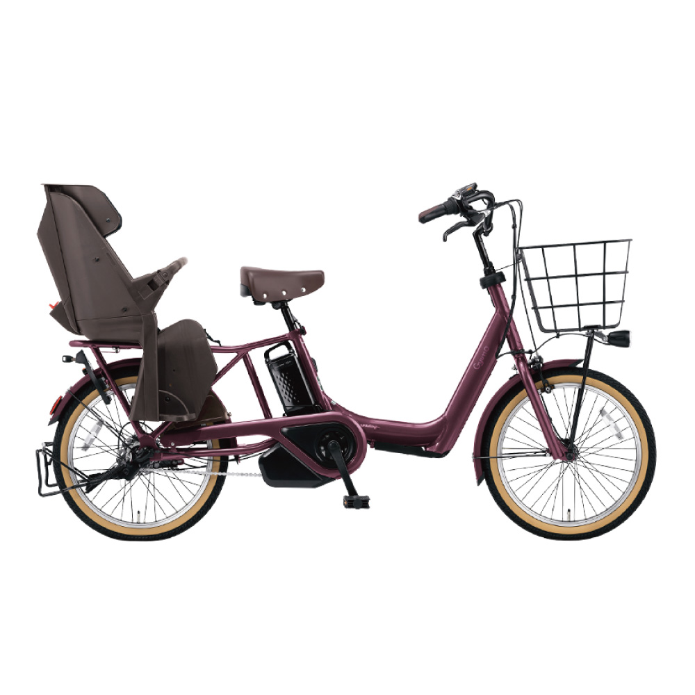 電動アシスト自転車 Panasonic パナソニック 2025年モデル ギュット・アニーズ・DX BE-FAD032 P:バーガンディ 20インチ Gyutto