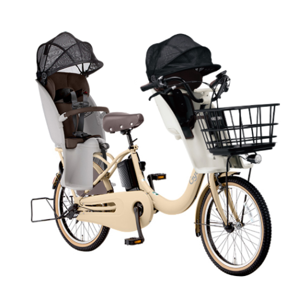 【セット販売】電動アシスト自転車 Panasonic パナソニック 2025年モデル ギュット・クルームR・DX FRD034 20インチ 3人乗り NCD489S/NCD490S | Gyutto | 03